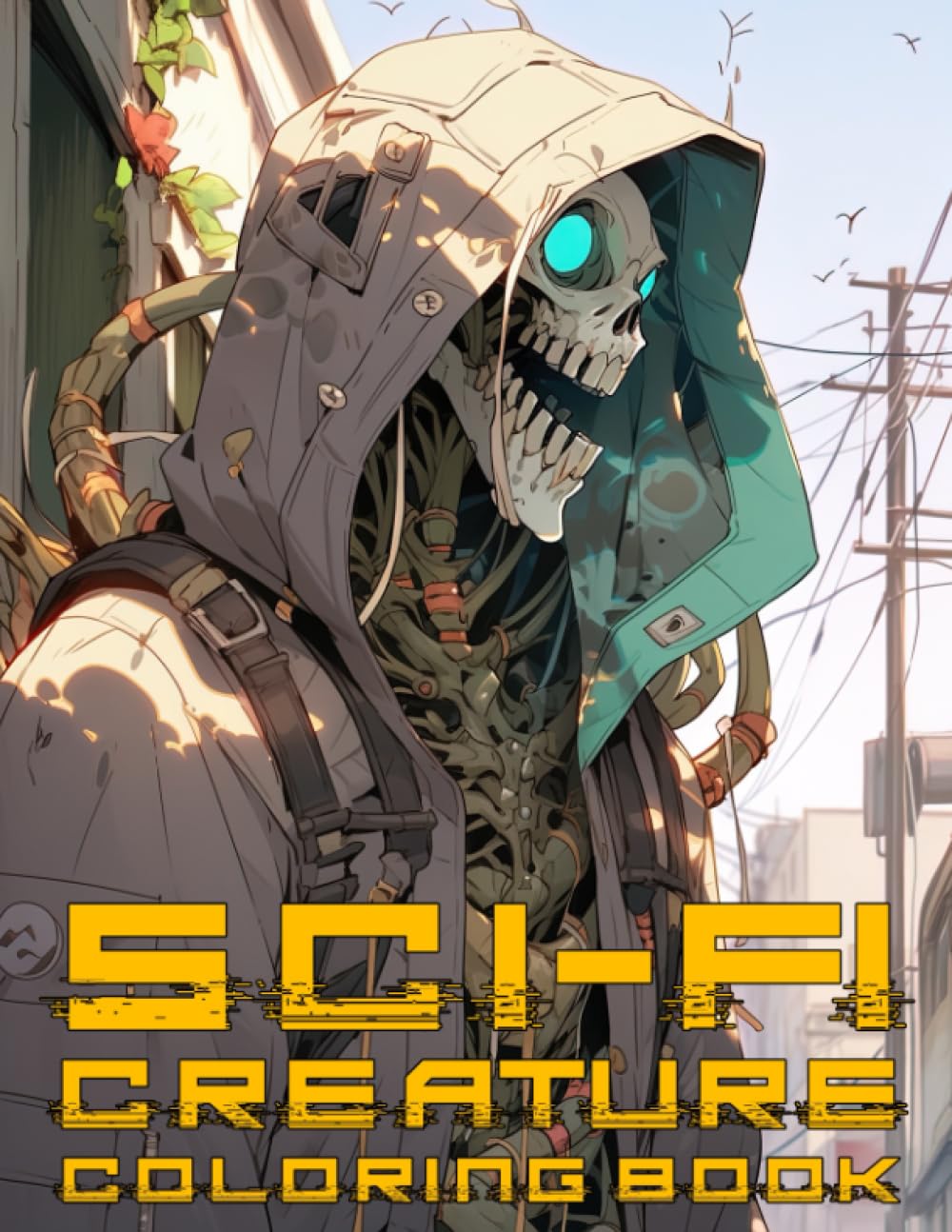 Sci-fi Creature Coloring Book: Mysterious Alien Creatures Coloring Pages with High-Quality Images for All Ages Fun & Relaxation