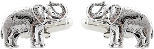 FashionJunkie4Life Gemelos para hombre, plata de ley 925, 1 par