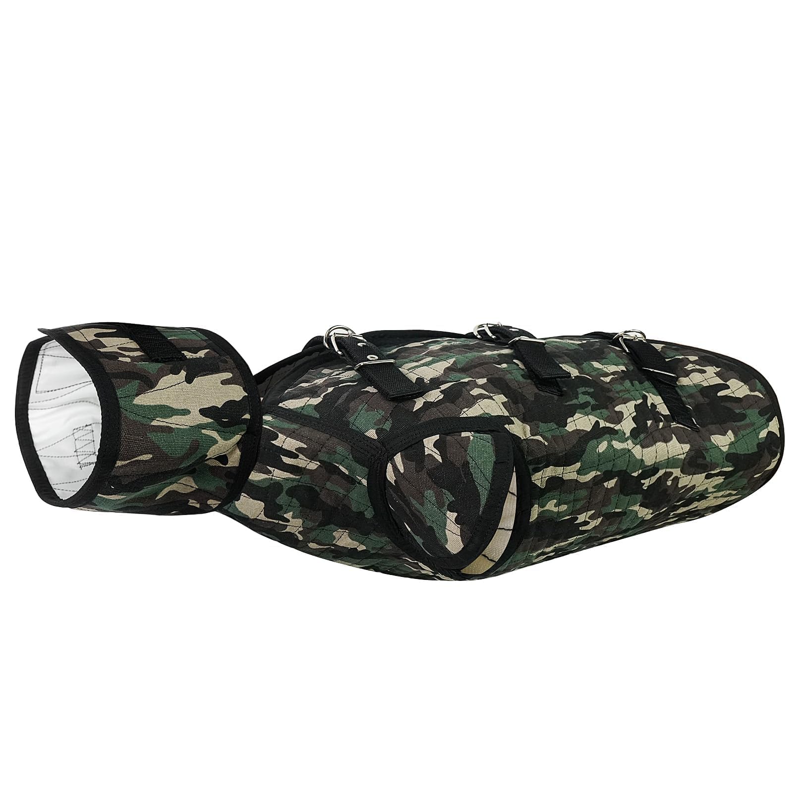 Aoneky Armadura profesional para perros de caza, chaleco de seguridad para perros de caza, chaleco de arnés para perro, chaqueta protectora para perros de sabueso (M)