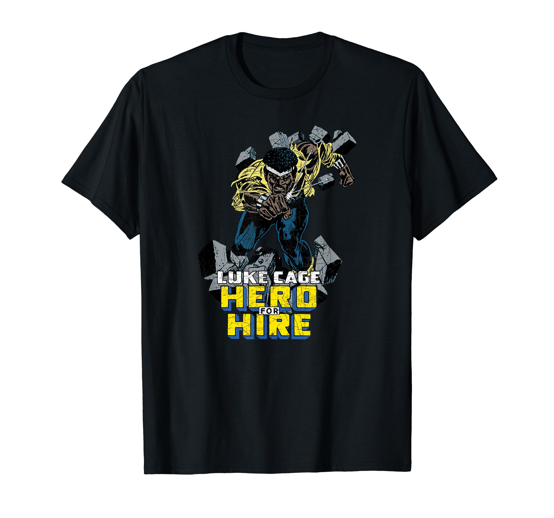 Marvel Heroes For Hire Luke Cage Maglietta