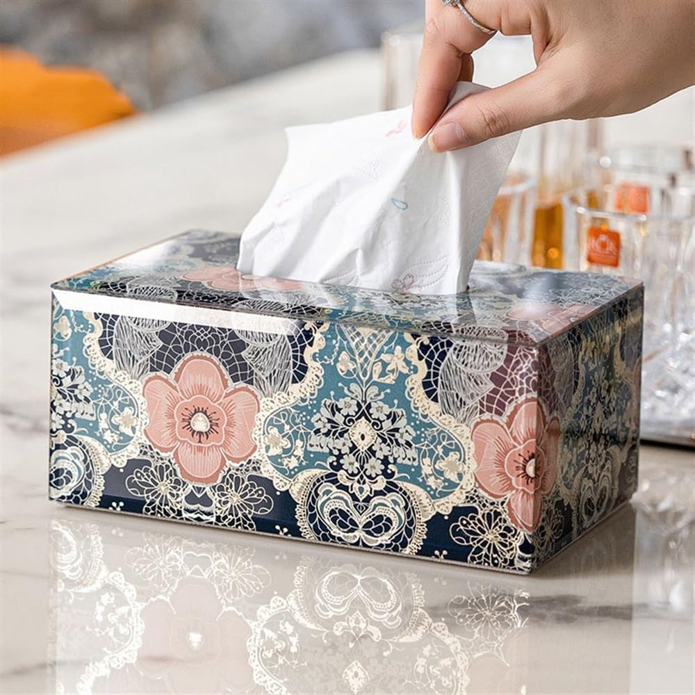 Porte-mouchoirs Ornements décoratifs for Table à Manger Boîte Serviettes Haut de Gamme for intérieur Table Basse Cuisine Bureau mouchoirs Décor de boîte faciale