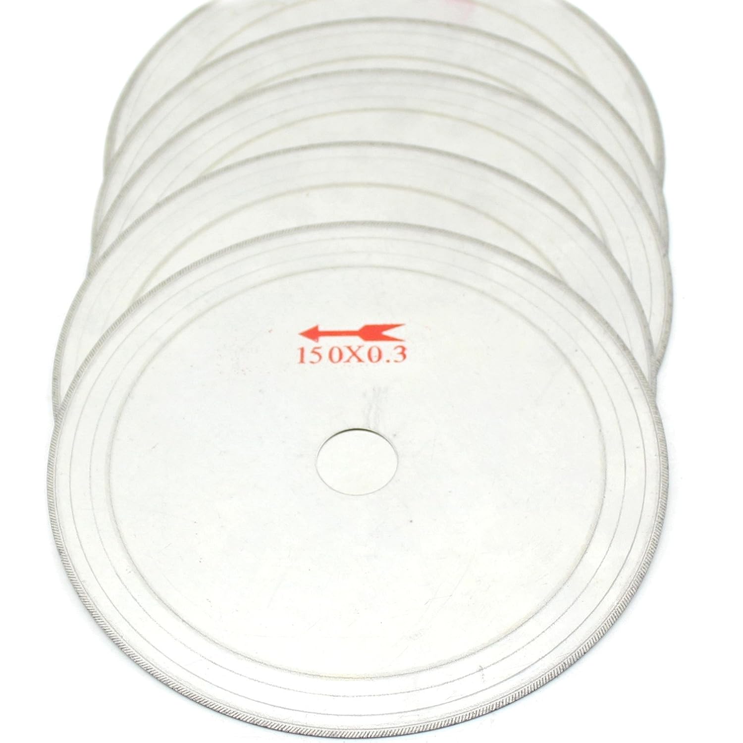 ILOVETOOL Lapidary Diamond Saw Blades 150 mm Thin Rim Cutting Disc Arbor Hole 20mm Cutting Stone Pack of 5Pcs