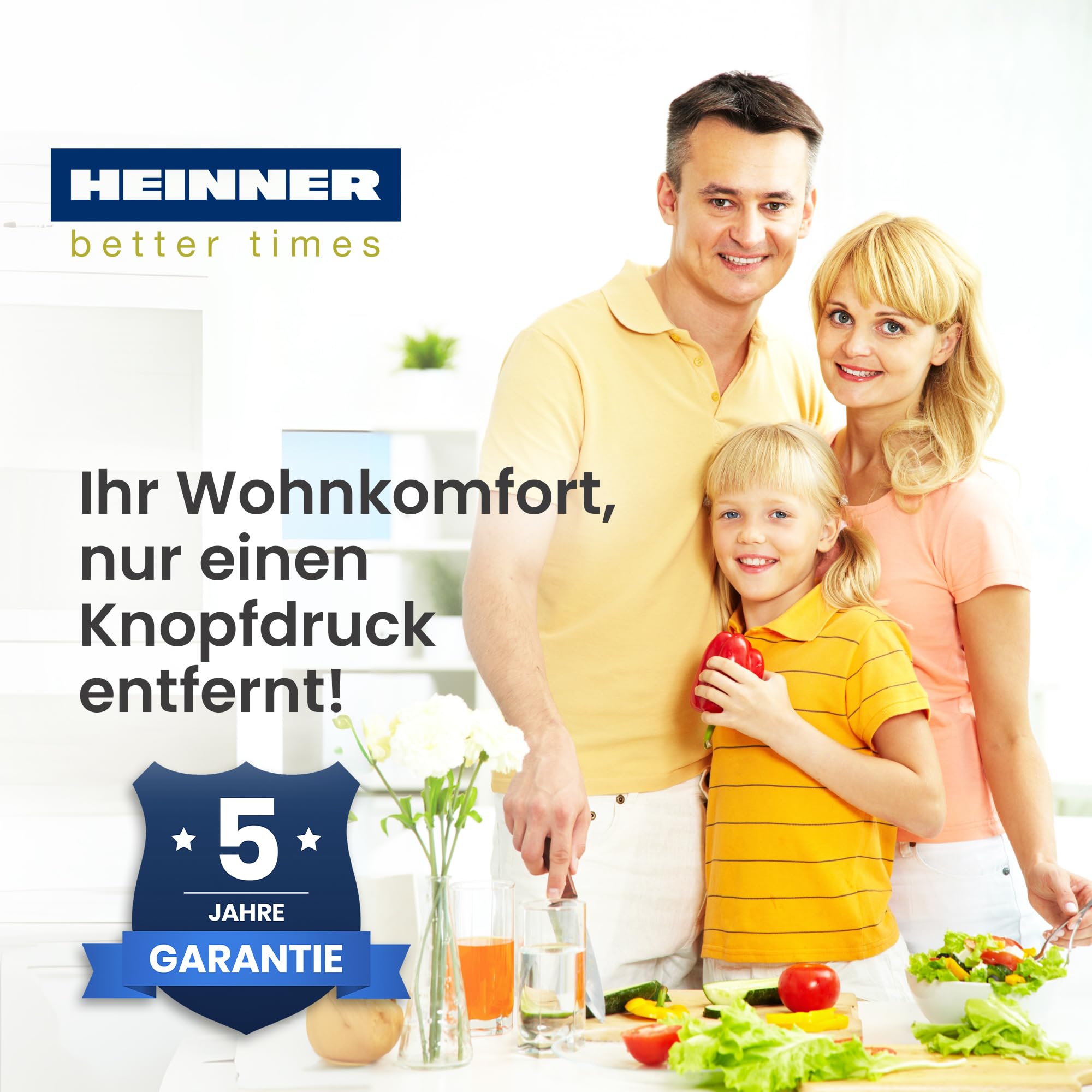 HTCH-F660IX Teleskop-Dunstabzugshaube - 60 cm, 612 m³/h Absaugung, 200 W Motor, Dual 1,5 W LED-Leuchten, Edelstahl-Finish, 5 Jahre Garantie
