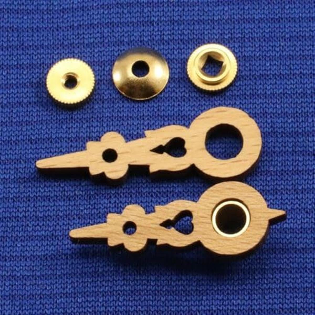 Generic Replacement for Wood Cuckoo Clock Hands Fits Regula for 60 mm or 2 1/4"" Dial w/Nuts