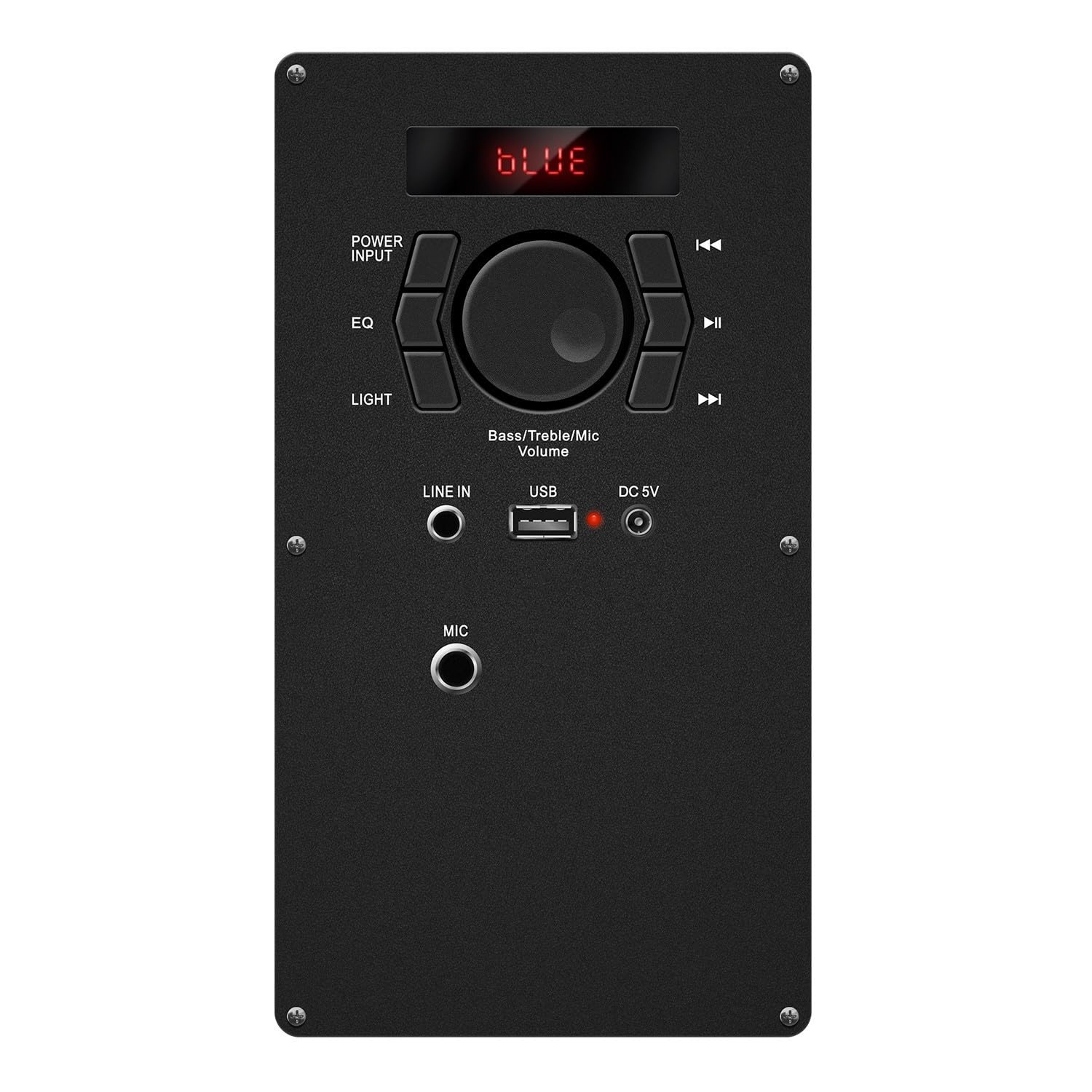 MDJ12 RVB Enceinte Sono Mobile 600W 12" LEDs Bluetooth USB Micro VHF Filaire Télécommande Clé USB 32Go