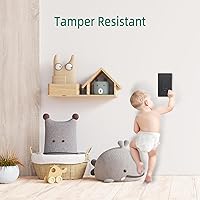 Vista 7 de Toma eléctrica decorativa de 15 A, receptáculo dúplex de grado residencial estándar, resistente a manipulaciones, 2 polos y 3 cables, autoconexión a