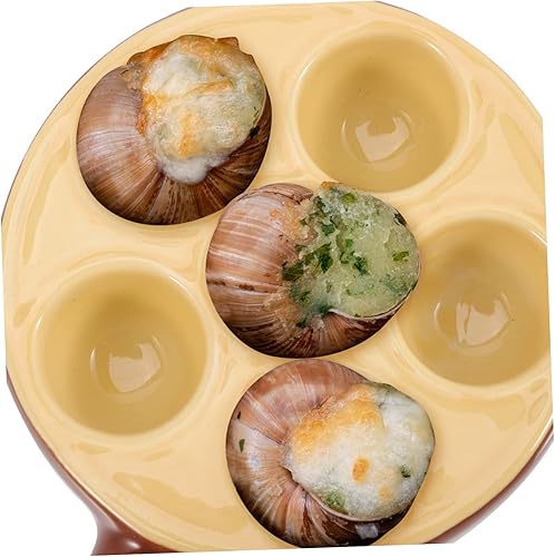 Miniatura 2 de Escargot - Plato para hornear Escargot, resistente a altas temperaturas, para restaurantes y uso doméstico, apto para lavavajillas, plato de caracol