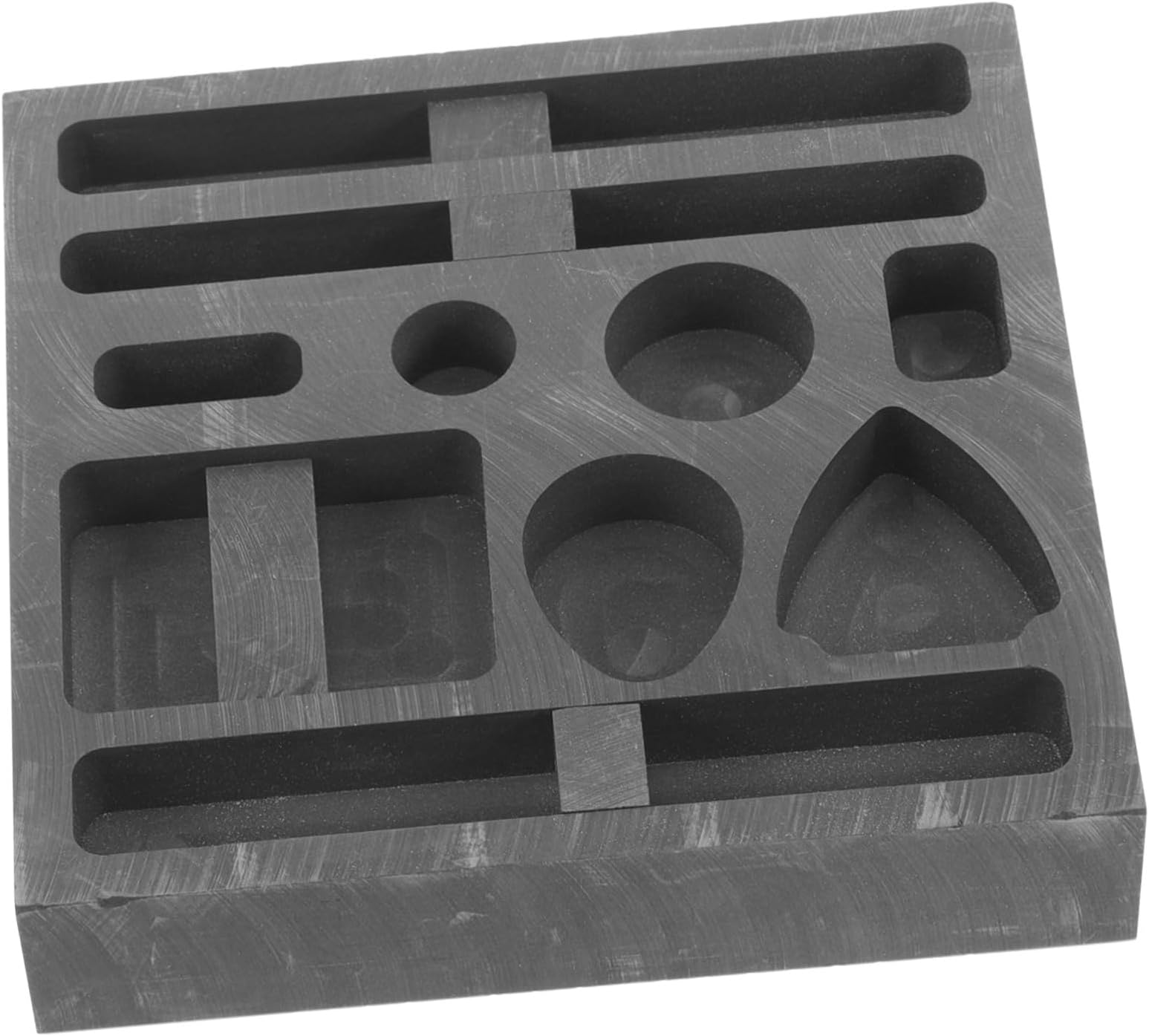 STAHAD Graphite Oil Tank Mold Ingot Mold Refining Scrap Mold Melting Casting Mould Casting Mold Graphite Mold Diy Mold Melting Silver Mold Smelting Molds Model Jewelry