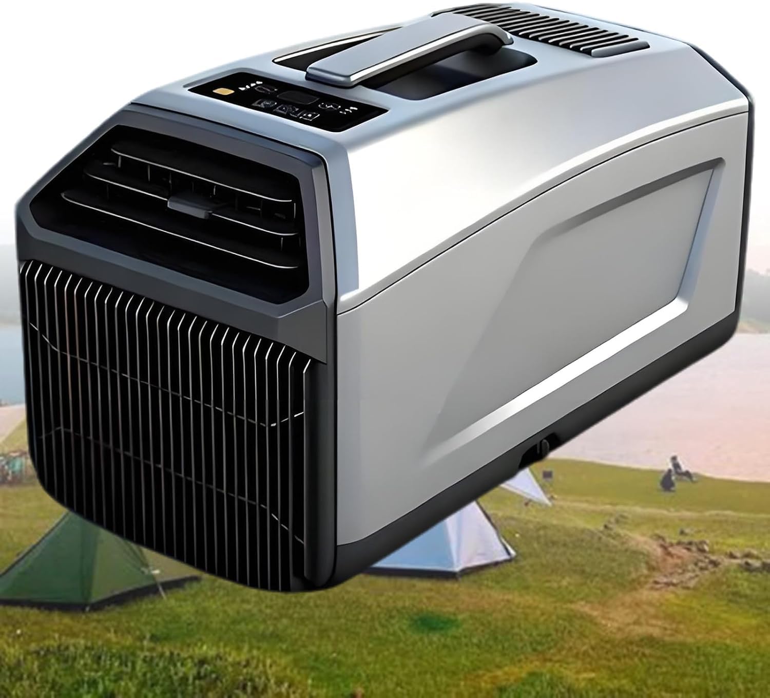 SXXAZLDP 4500 BTU Portable Tent Air Conditioner, Quiet Cooling Unit for Camping, RV, Truck & Home Use, Covers 86 sq ft