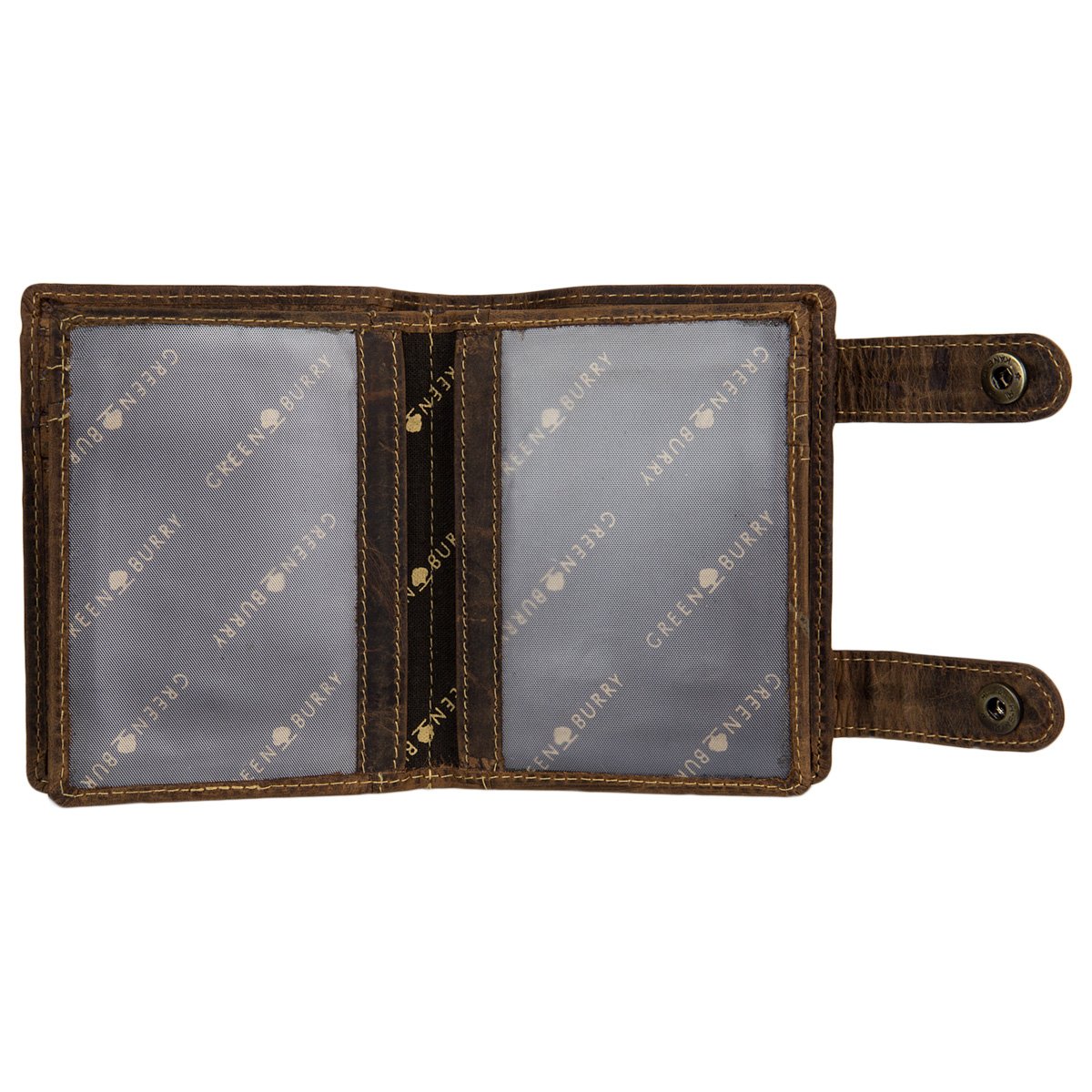 Greenburry Vintage Skull Monedero piel 10 cm