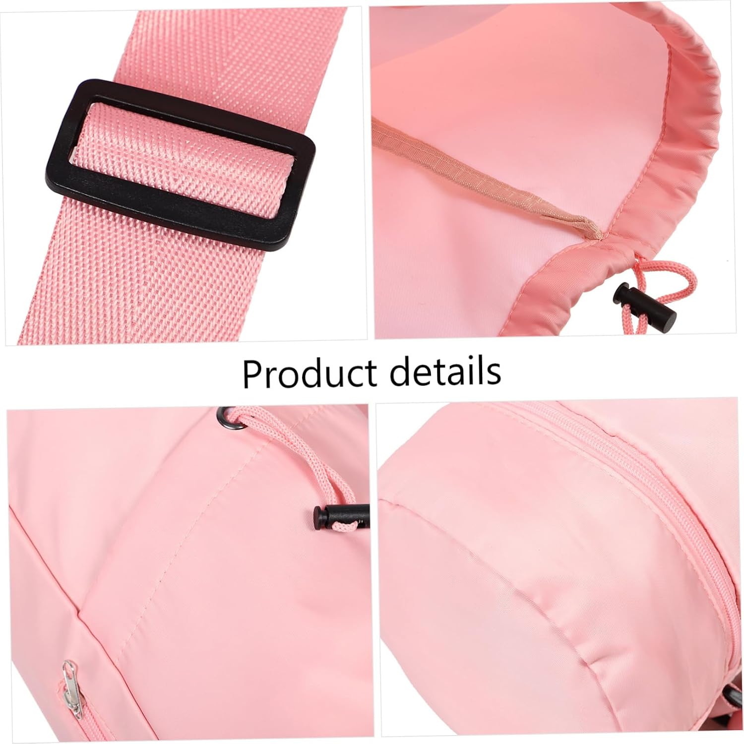 balacoo Yoga Tote Bag with Wet Bag and Water Bottle Pocket Storage Holder for Fitness Gear Adjustable Strap for Comfortable Carrying for Yoga and Gym Use
