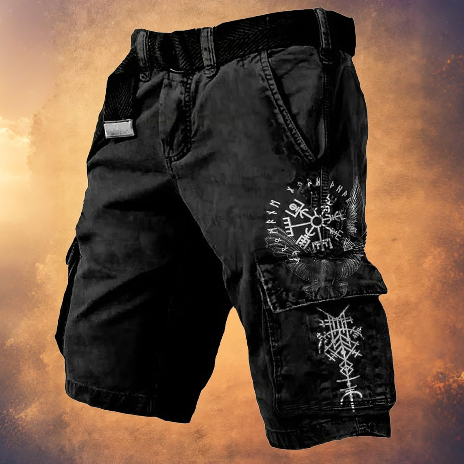 Pantalon Travail Homme Chantier Cargo Y2K Décontractés De Plage Léger Été Casual Yoga Pants Jogging Coton Vetement Camouflage Plusieurs Poches Taille Élastique