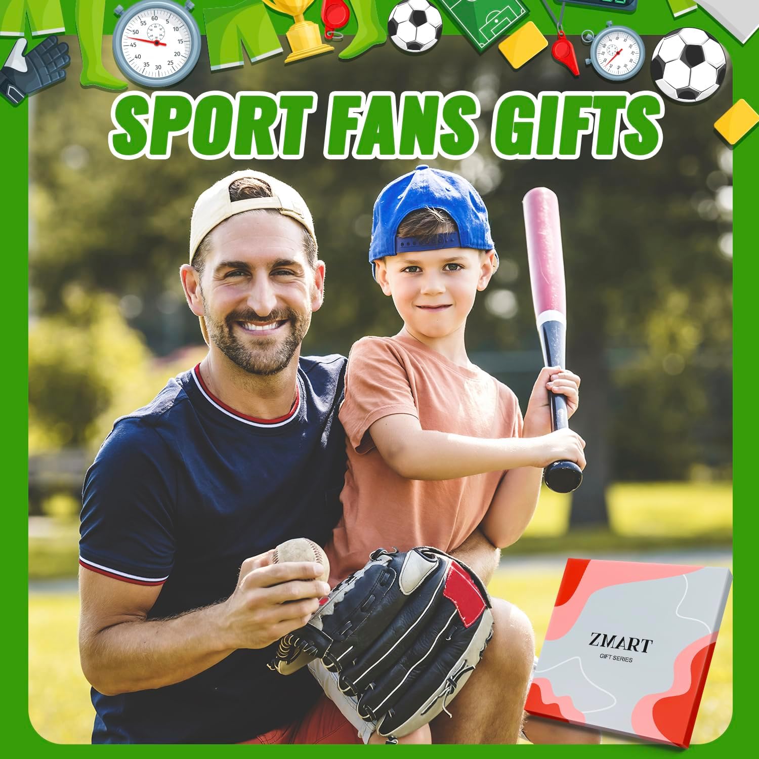 Zmart Men Women Sports Gifts - Softball Lifting Basketball Baseball Hockey Soccer Socks - Image 3