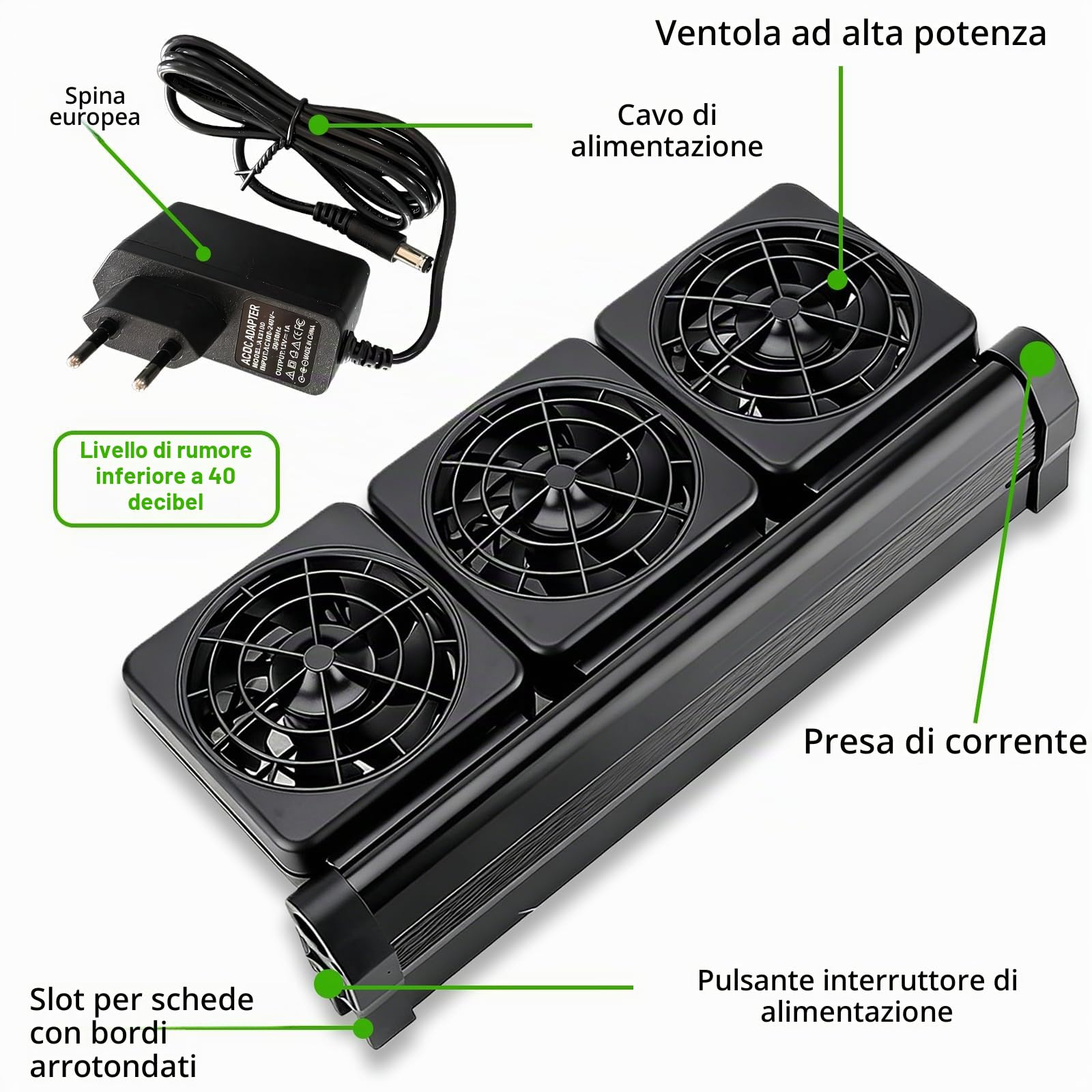 PORFOYO Ventilatore per Acquario 7.2w: 5 velocità Regolabili Ventola di Raffreddamento per Acquario, Clip Aquariumventilator con Timer per Acquari D’Acqua Dolce E Marina (3 Ventilatore)