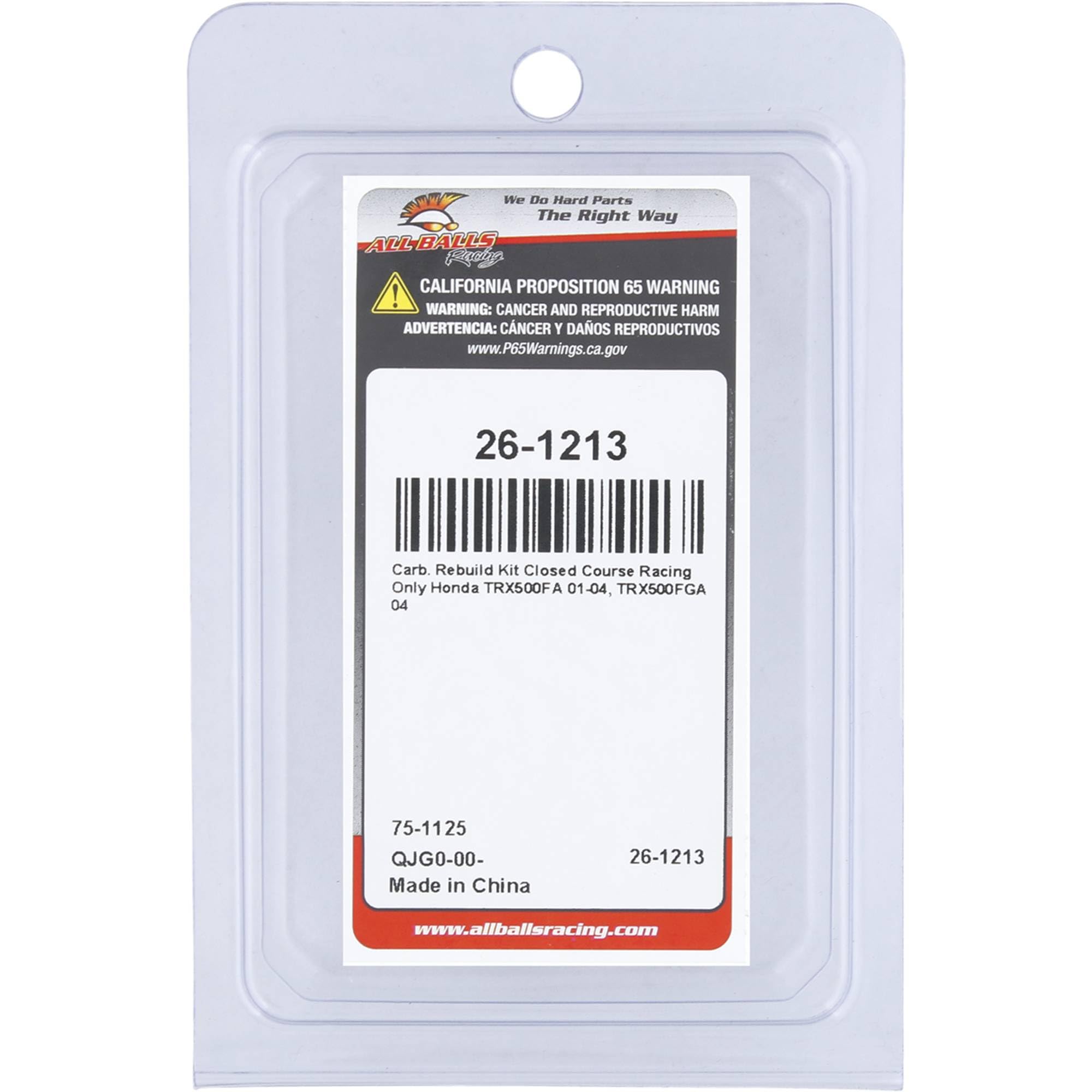 All Balls Toutes Les balles de 26–1213 Carburateur Rebuild kit