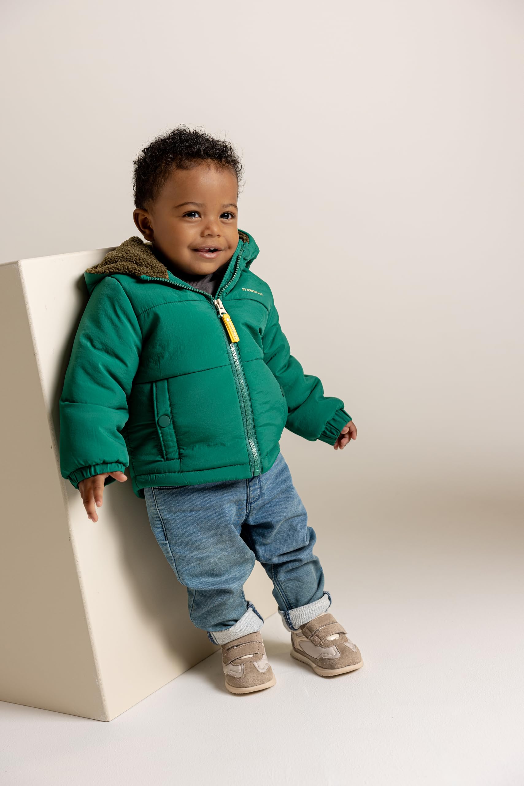 Noppies Baby Kurtka chłopięca Oregon, Verdigris Green - N374, 68