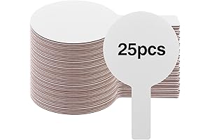 25 Pieces Voting Paddles: Double-Sided Communication Tools for Classrooms and Games