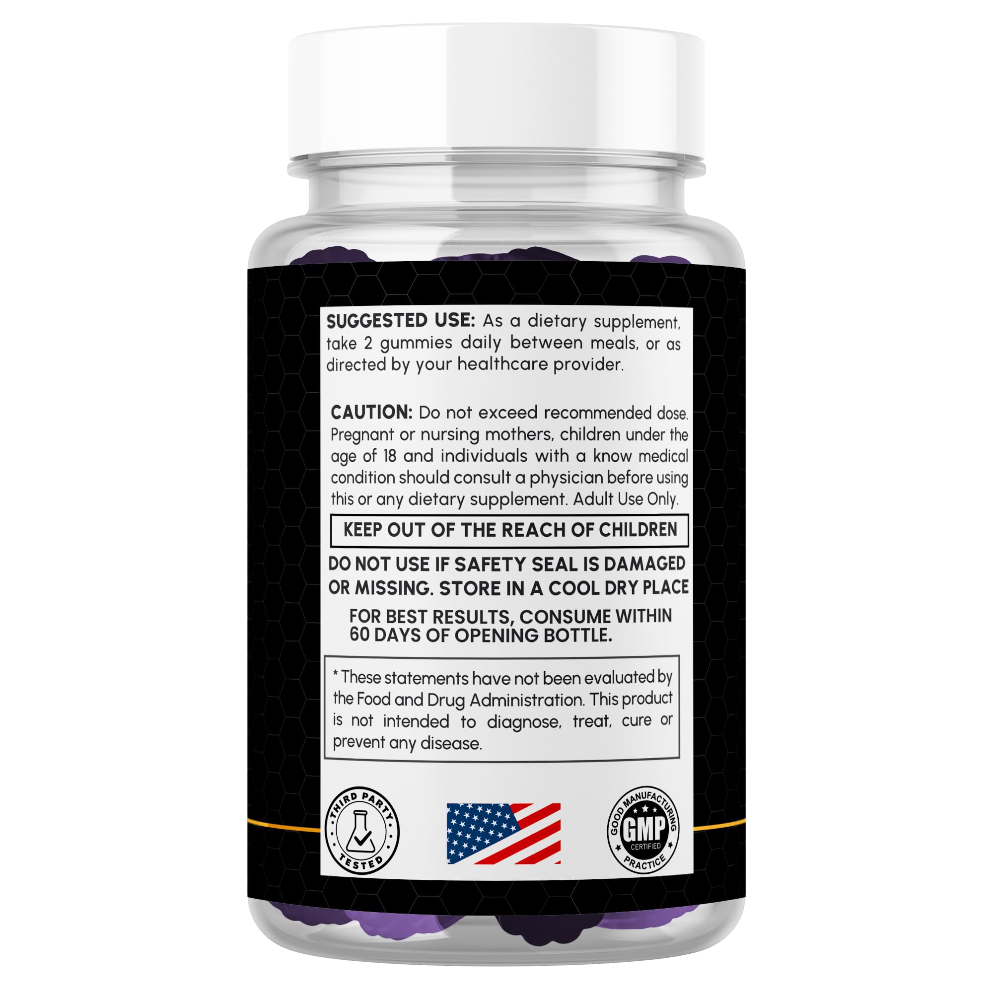 (2 Pack) Honeyfil Gummies Advanced Men's Health Support (120 Gummies) — Amazon image 7