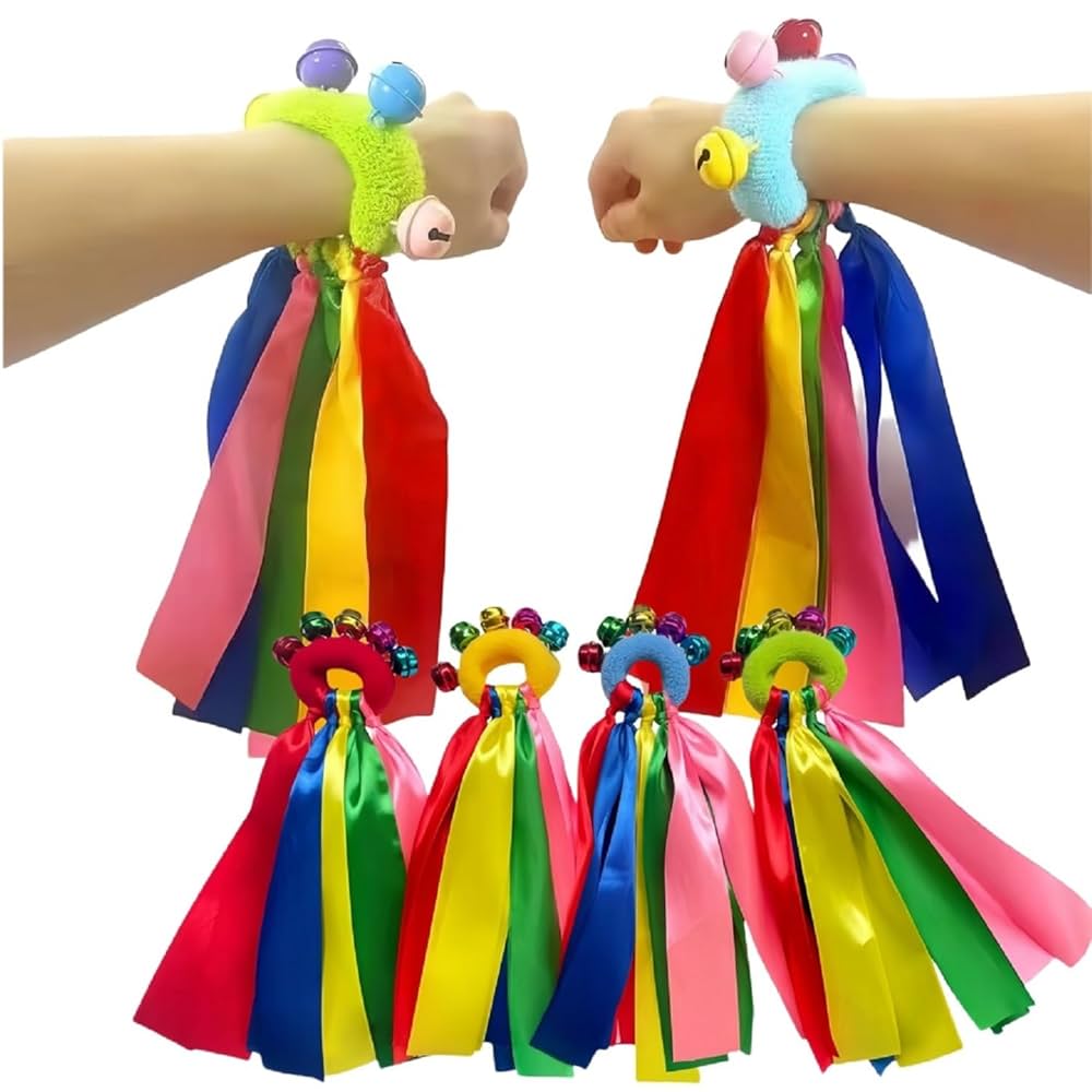 Amazon.co.jp: koundeneko うでわ チアポンポン 6個セット 鈴