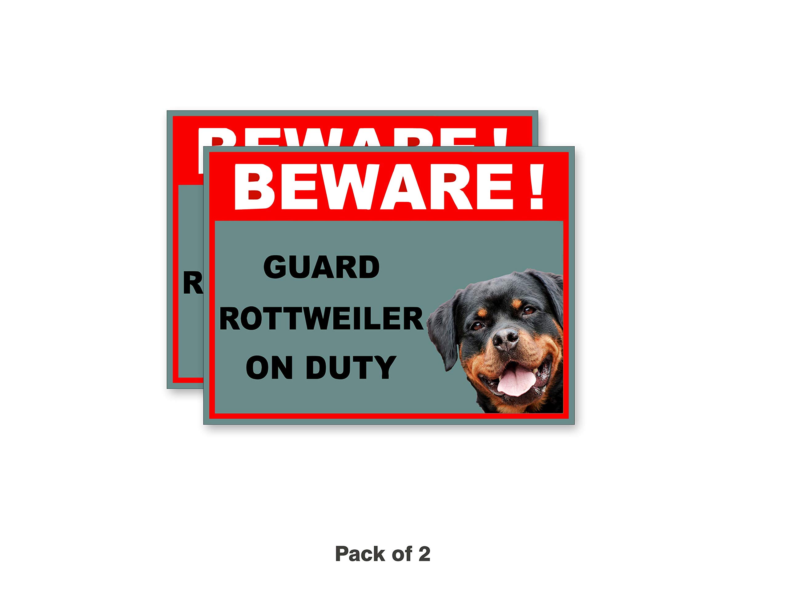 999Store office supplies sunboard beware of dogs sticker signage sign board grey (30X22 Cm) 1