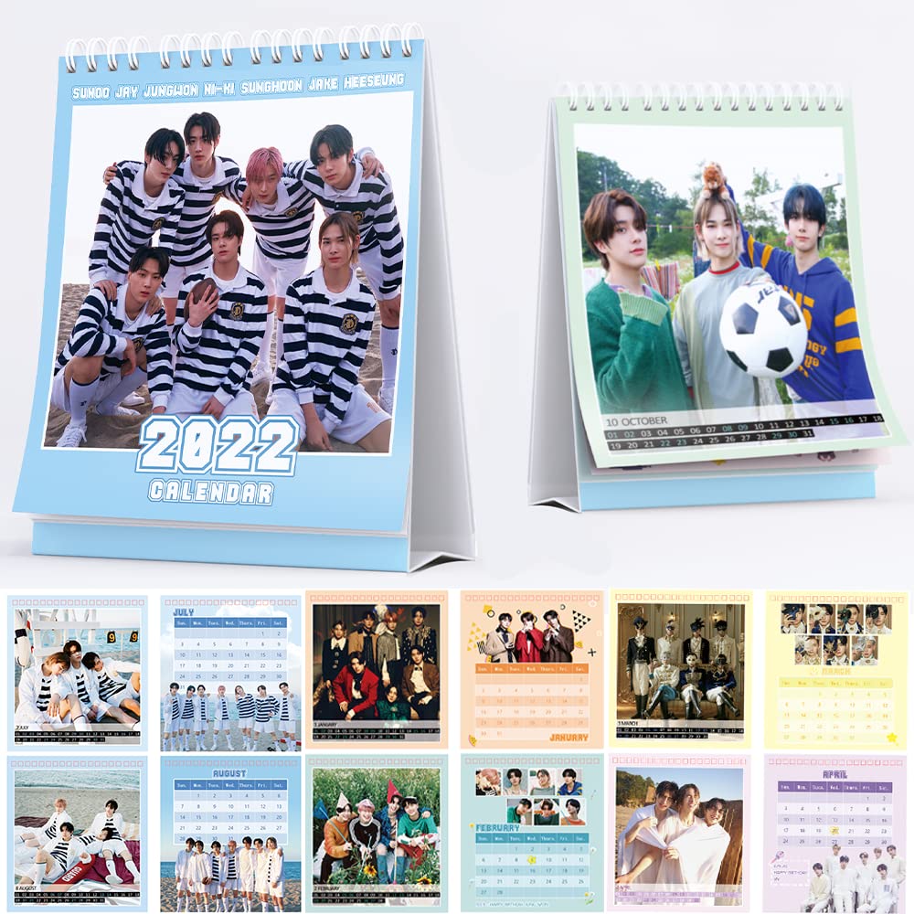 ENHYPEN Desktop Calendar 2022 KPOP ENHYPEN 20222023 Desktop Calendar