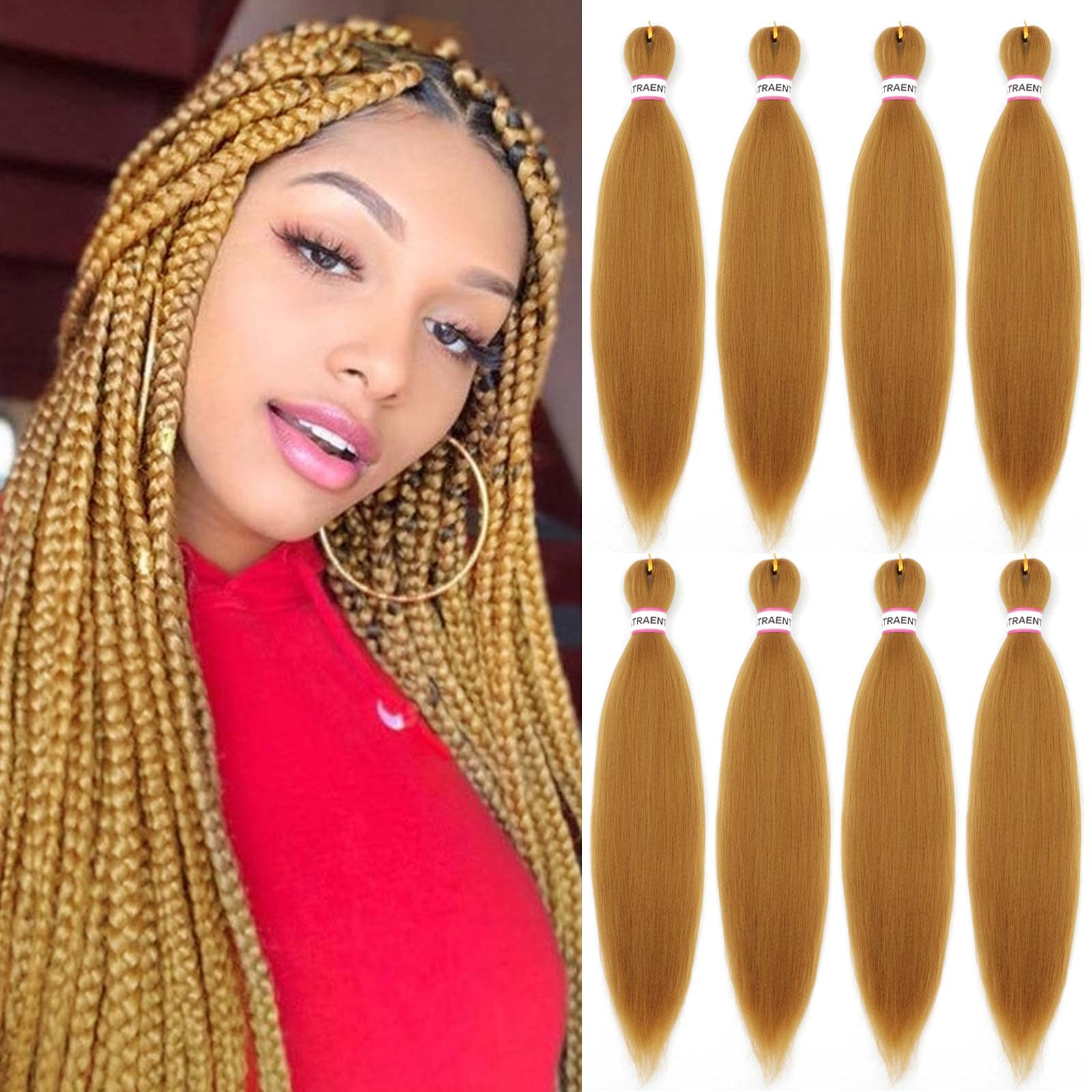 Honey Brown Box Braids