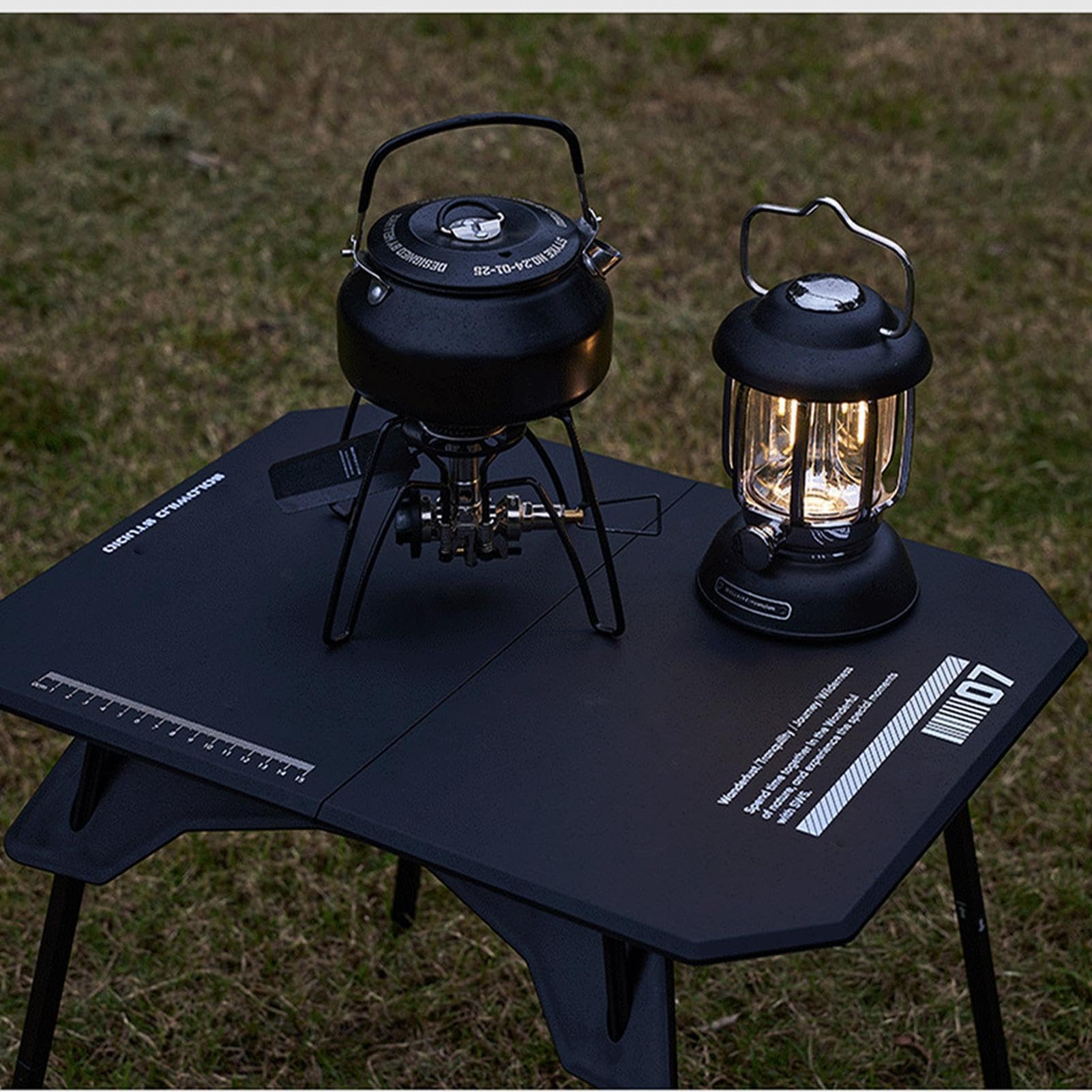 Mesa De Camping Plegable Superficie Antideslizante, Multifuncional,