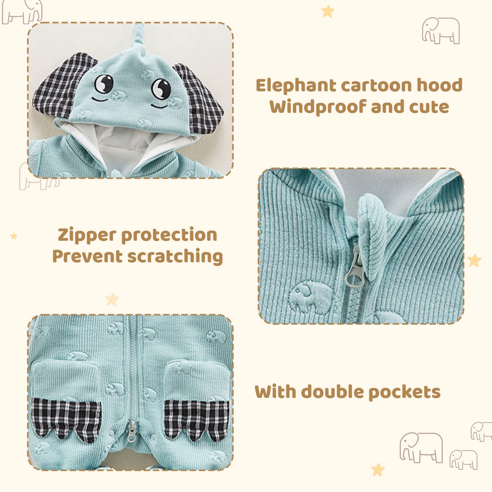 Combinaison Bebe Hiver Combinaison de Neige Manteau Polaire Dinosaures Combinaison Pilote Bebe Garcon Fille