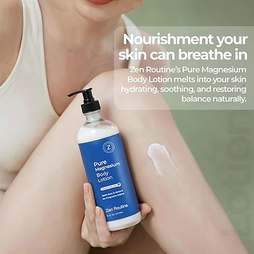 Miniatura 6 de Loción de magnesio de 8 onzas y aceite de magnesio en aerosol de 12 onzas  Tópico extra fuerte para relajación, sueño, cuidado muscular y articular,