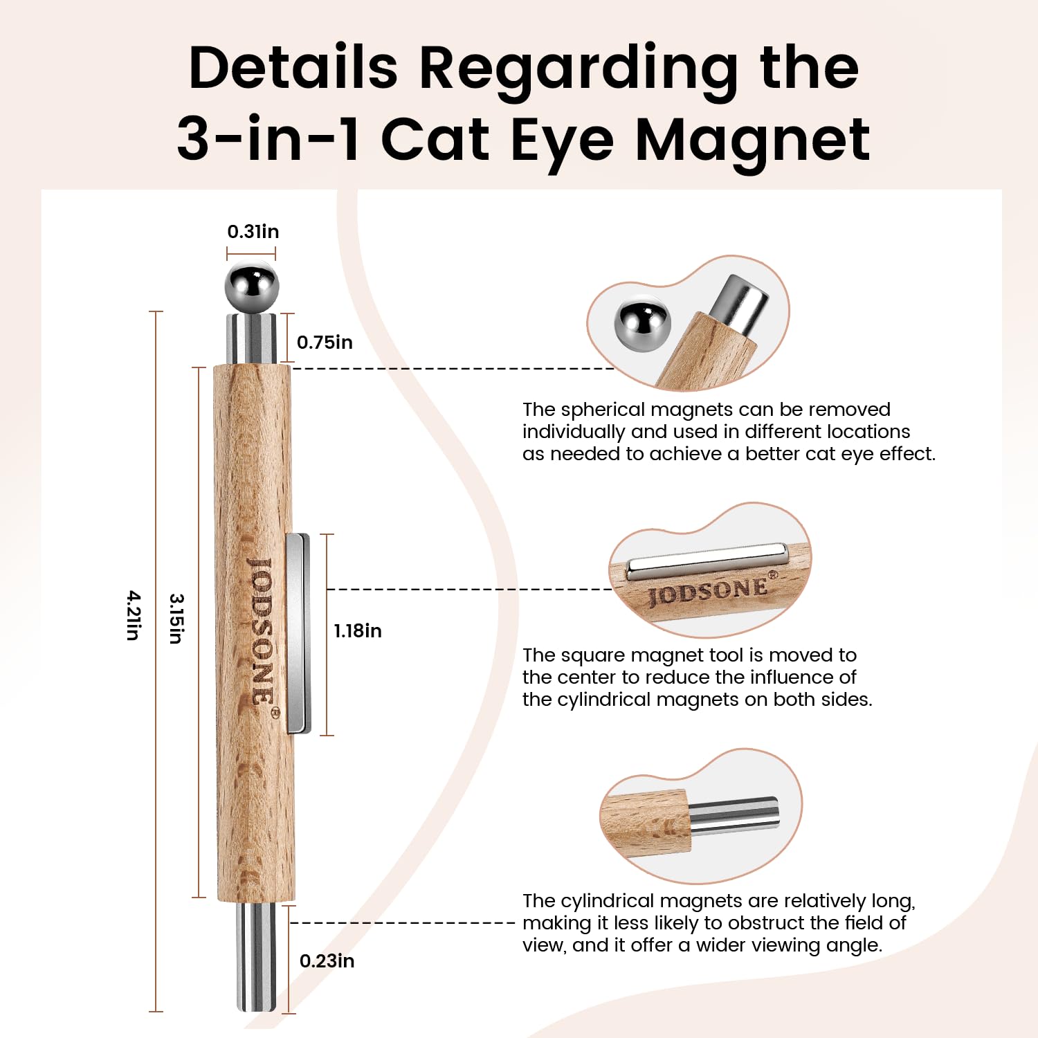 Cat Eye Nail Magnet - 3-in-1 Design -5