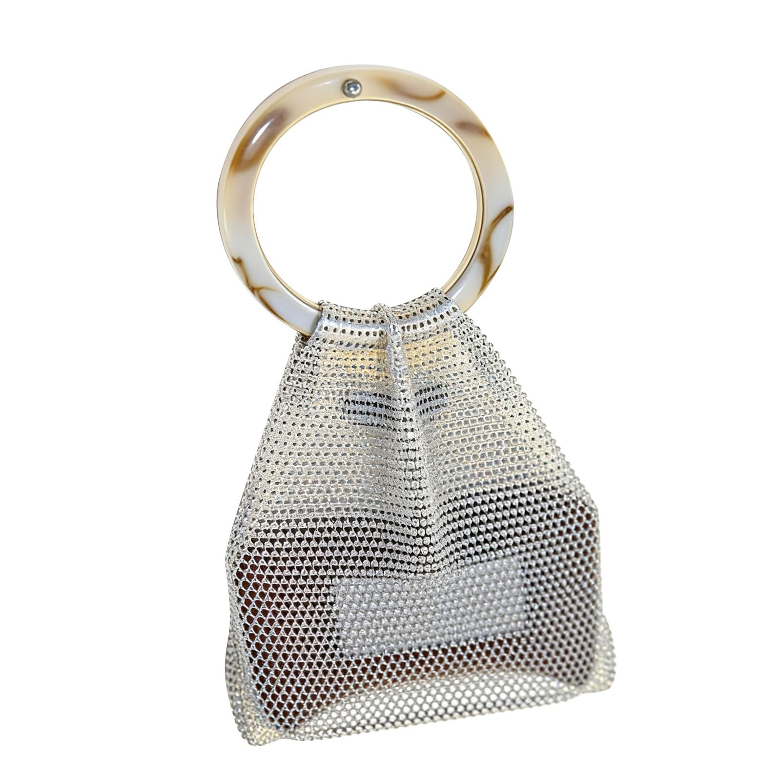 APGLSXY Sparkling Crystal Embellished Organiser Bag Handcrafted Design for Cosmetic Storage and Elegant Wine Carrying Multipurpose Bag