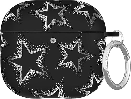 Miniatura 28 de VELVET CAVIAR Funda compatible con AirPods 4 con llavero – Lindas fundas protectoras duras para AirPod de 4ª generación para mujeres, disco vaquera