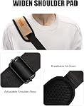 Cwatcun Camera Shoulder Bag Compact Camera Case, Small Waterproof Camera Messenger Bag with Tripod Holder, Travel Photography Bag for Canon, Nikon(L)