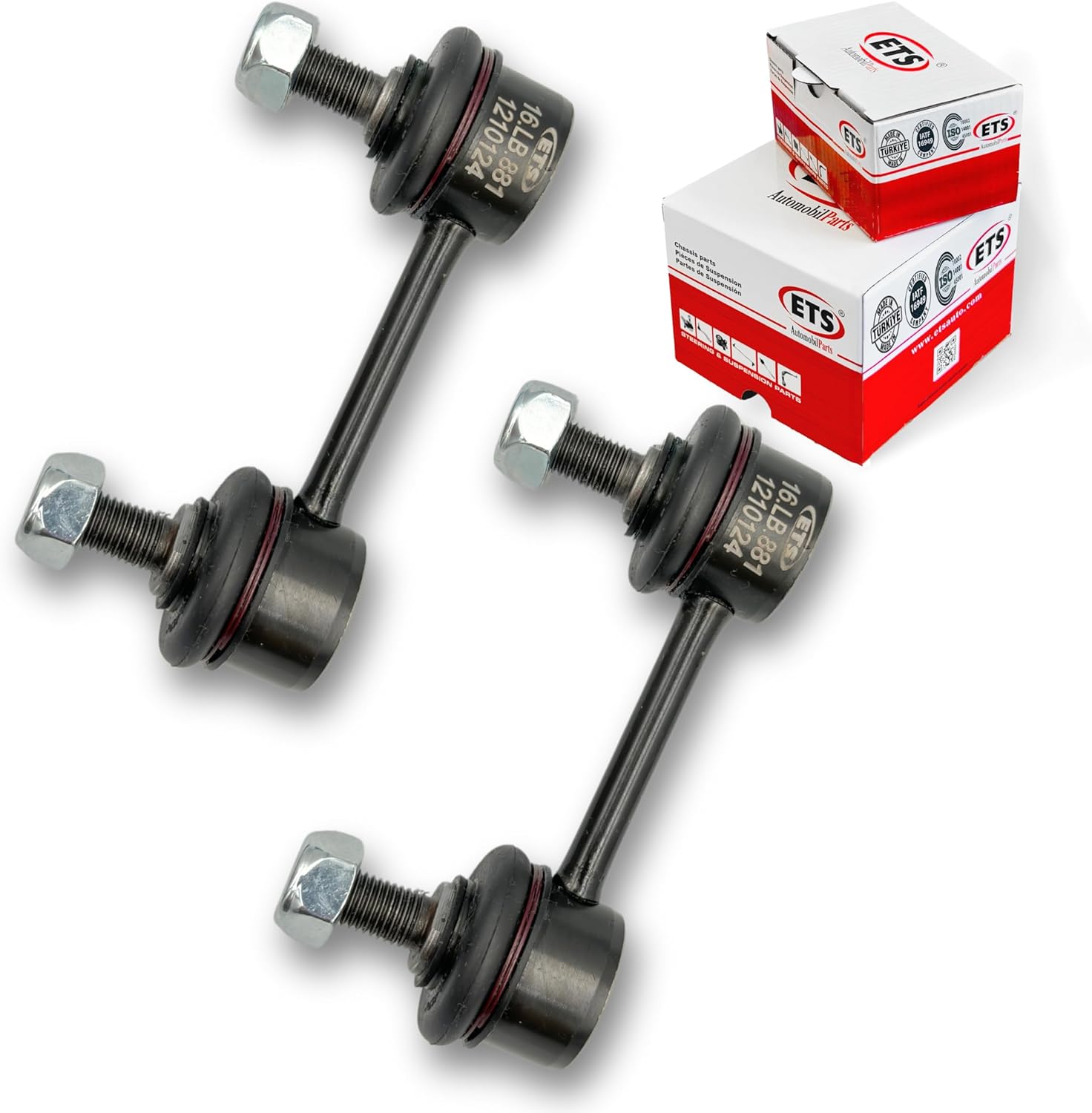 ETS - 4Pc Front & Rear Stabilizer Sway Bar End Link Kit Fits 10-11 Mitsubishi Endeavor FWD / 06-12 Eclipse / 04-08 Endeavor FWD / 04-12 Galant, K80296, K750030