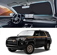 Vista 142 de Parasol, protector plegable para ventana delantera, plegable, visera para parabrisas 240T, cobertura completa para mantener el automóvil fresco