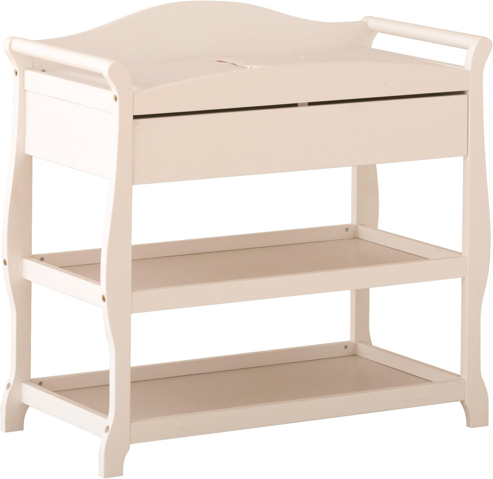 Storkcraft Aspen Changing Table with Drawer, White