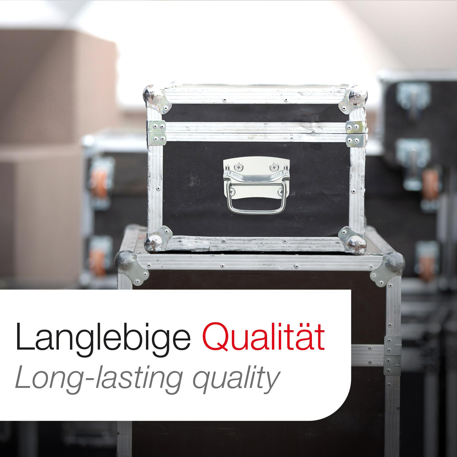 Maniglie Per Scatole SOTECH 120x80mm - Acciaio Nero Pieghevole, Con Viti Incluse - Foto 6