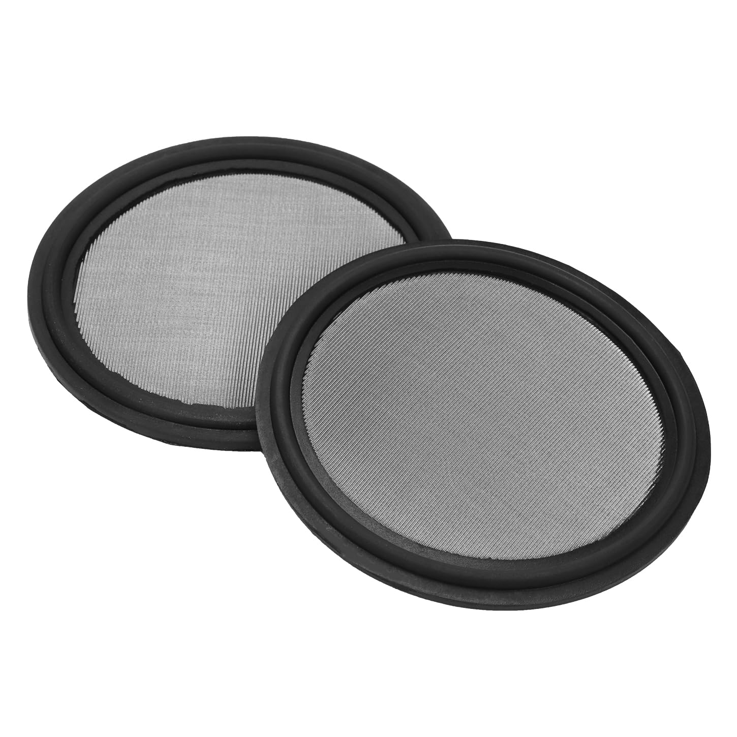 DERNORD 2 Pack 2" Sanitary Tri-Clamp Gasket Buna-N (NBR) w/Stainless Bonded Type Screen 325 Mesh