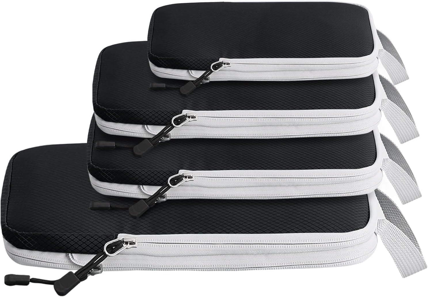 4pc Medium Compression Packing Cubes for Suitcases Carry