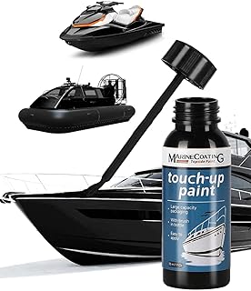 Boat Paint Touch Up Pen,Gloss Black Marine Topside Bottom Enamel Paint for Boats, Wood, Aluminum, Metals for Boat Chip & Scratch Repair 30ML