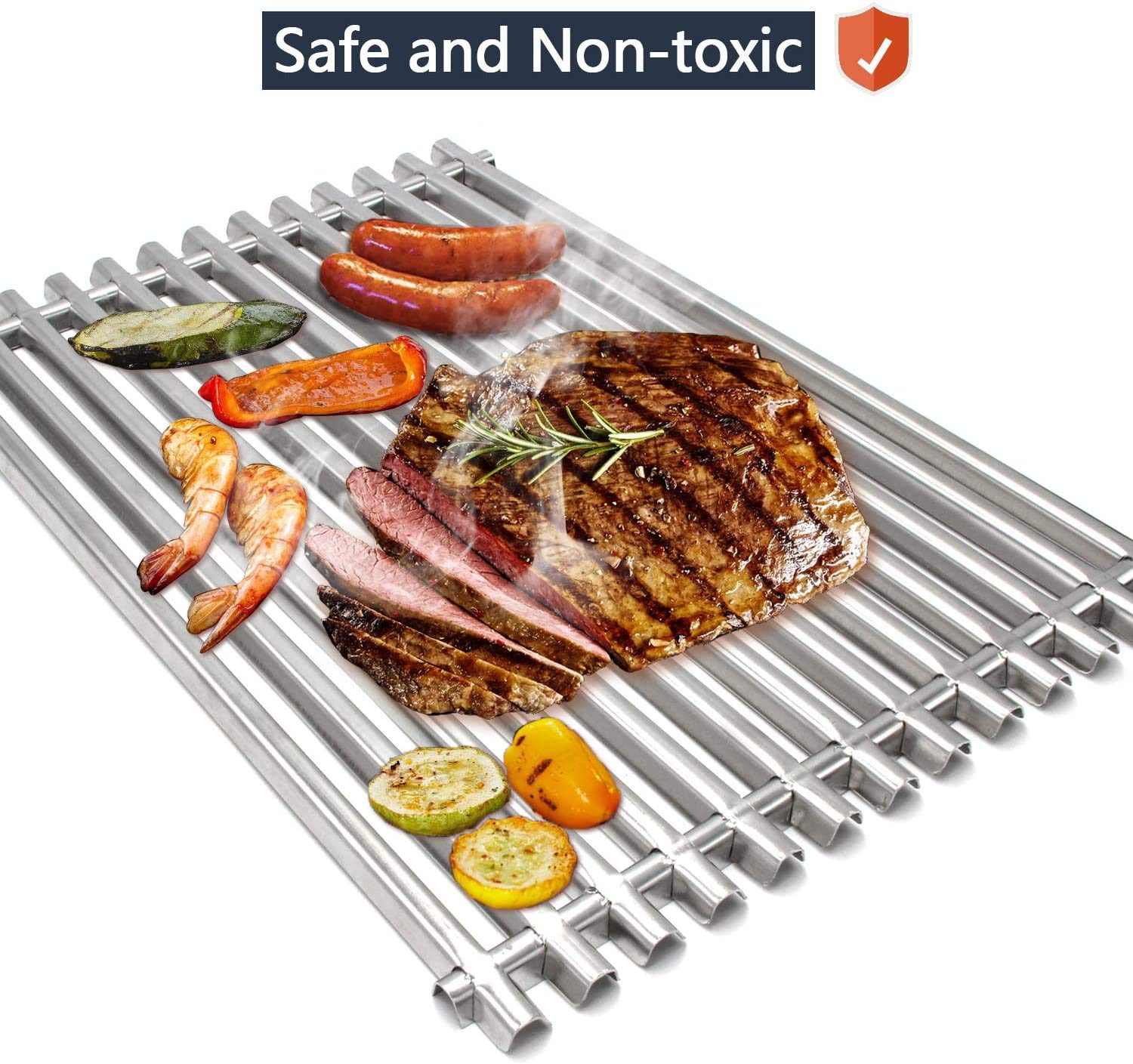 Edelstahl Grillrost Für Weber Spirit & Genesis | SUS304, Passend Für Viele Modelle – 2 Roste Im Set
