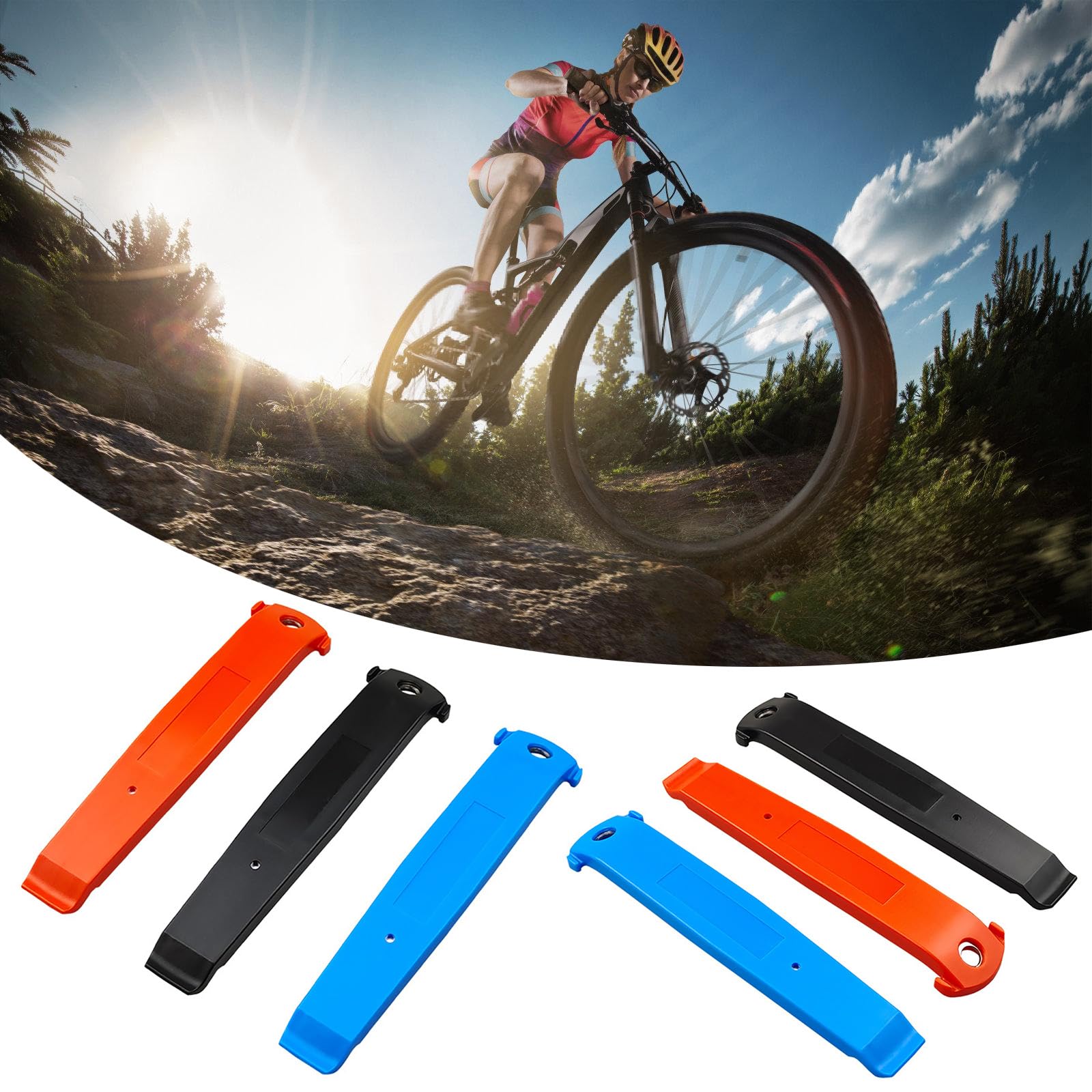 jiingekk 3lots Removers Mountain Bike Levers Portables Tire Repair Bicycles Wheel Remover For Wheel Protecting