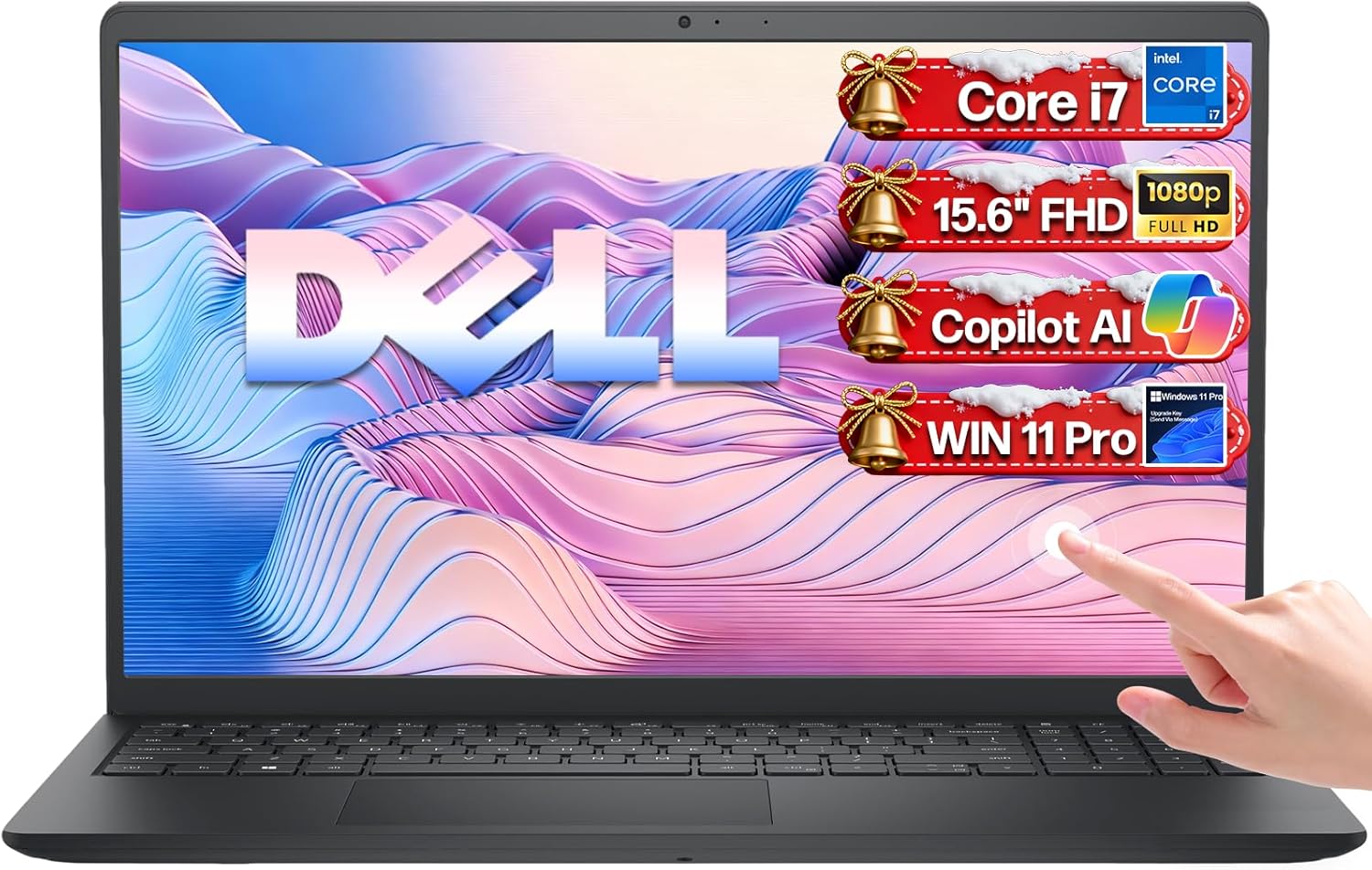 Dell 15 Laptop DC15250 Touchscreen Computer, Intel 10-Core i7-1355U(Up to 5.0GHz…