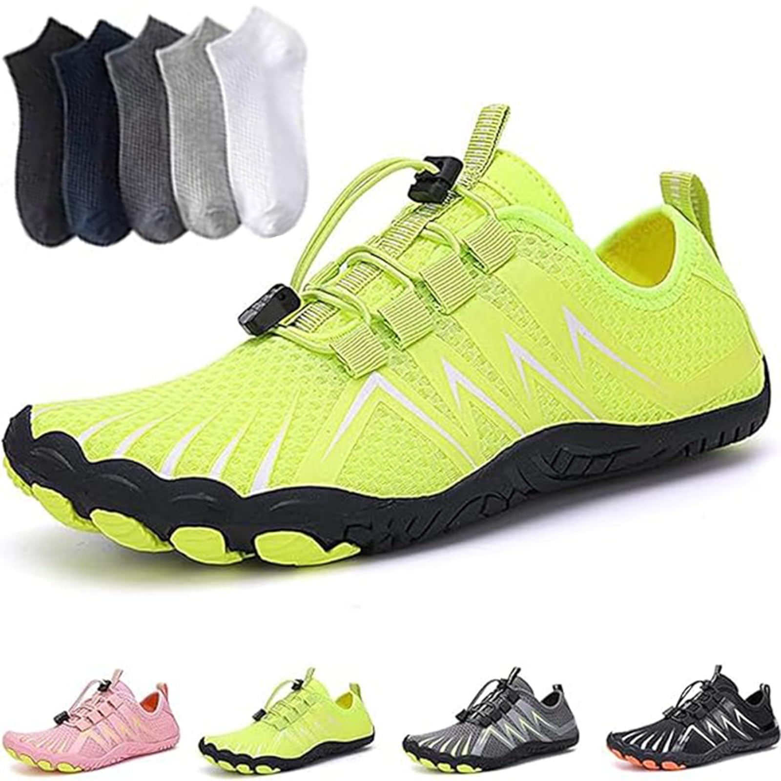 Hiking Womens Men, Pro Barefoot Shoes with Wide Toe Box, Healthy and Non-Slip Breathable Barefoot Shoes — view 29