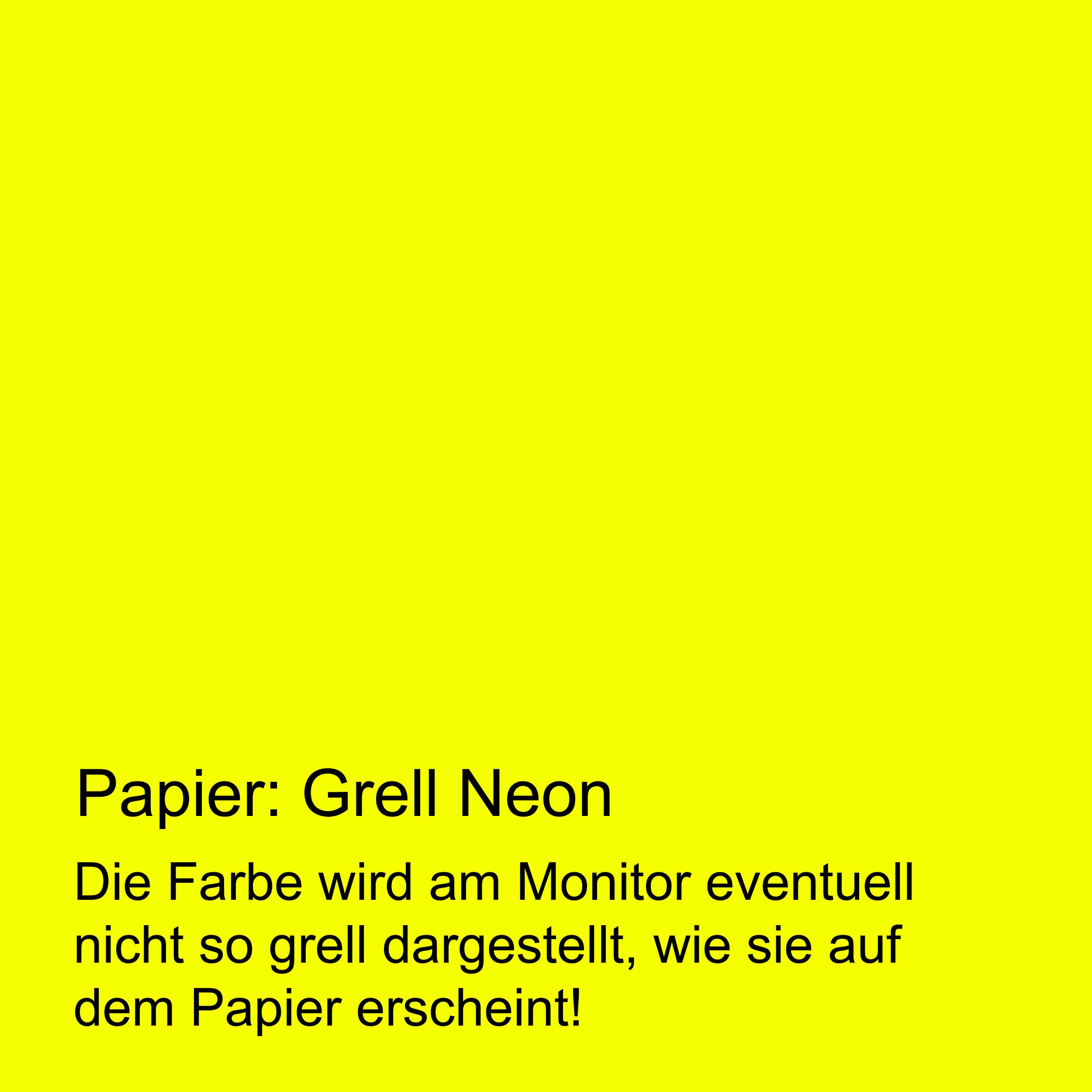 Neonpapier EXTREEEM Grell NEON Gelb 1000 Blatt DIN A4, 80 g/qm Briefpapier, Leuchtpapier Party Deko Bastelpapier