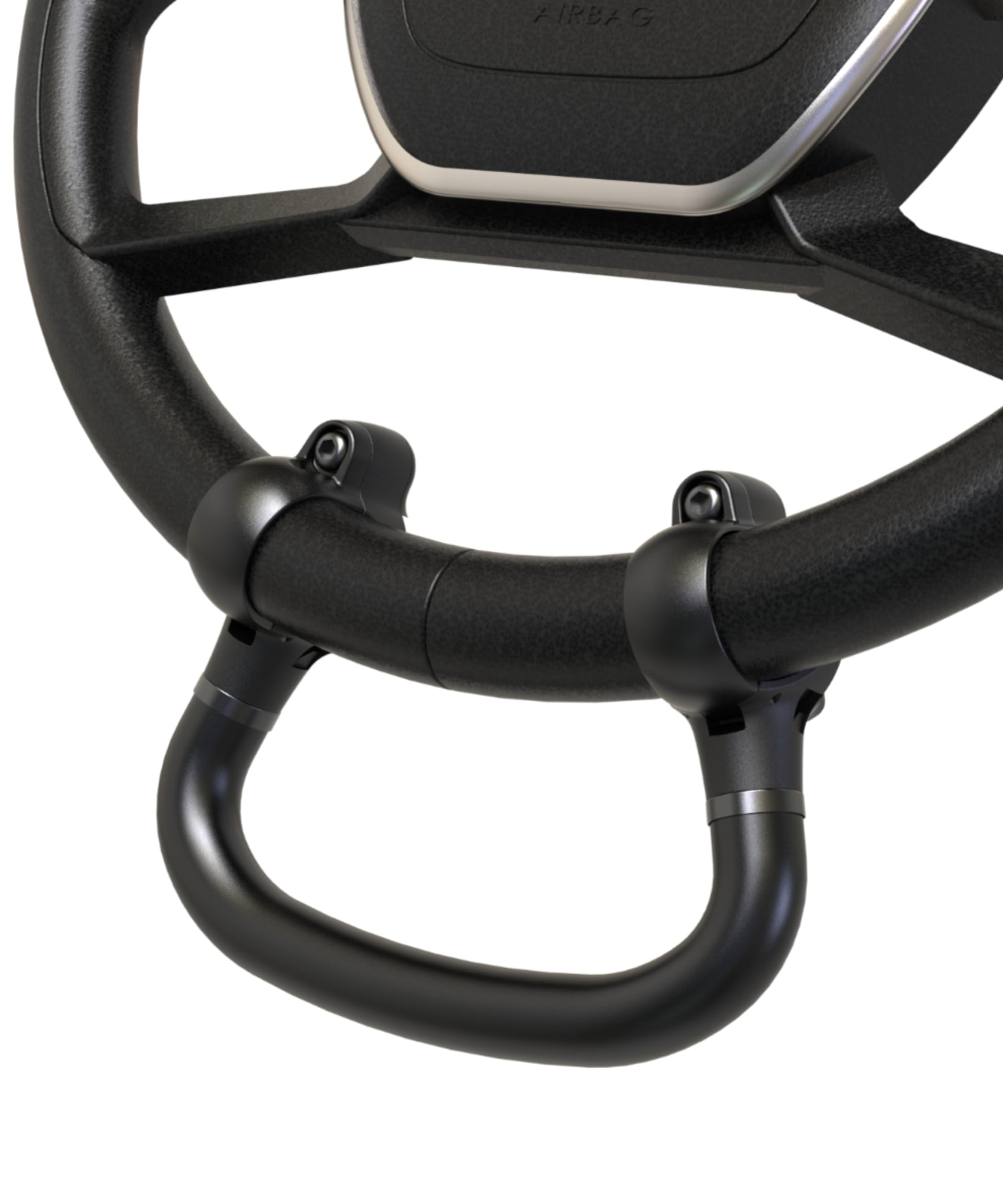 Photo 1 of Cozy Arm Handlebar: Flexible, Large, Universal Steering Wheel Armrest for Comfortable Long Drives - Silicone Grip Design - Fits All Cars, SUVs, Trucks - Quick Installation - Drive with Ease Large Flexible