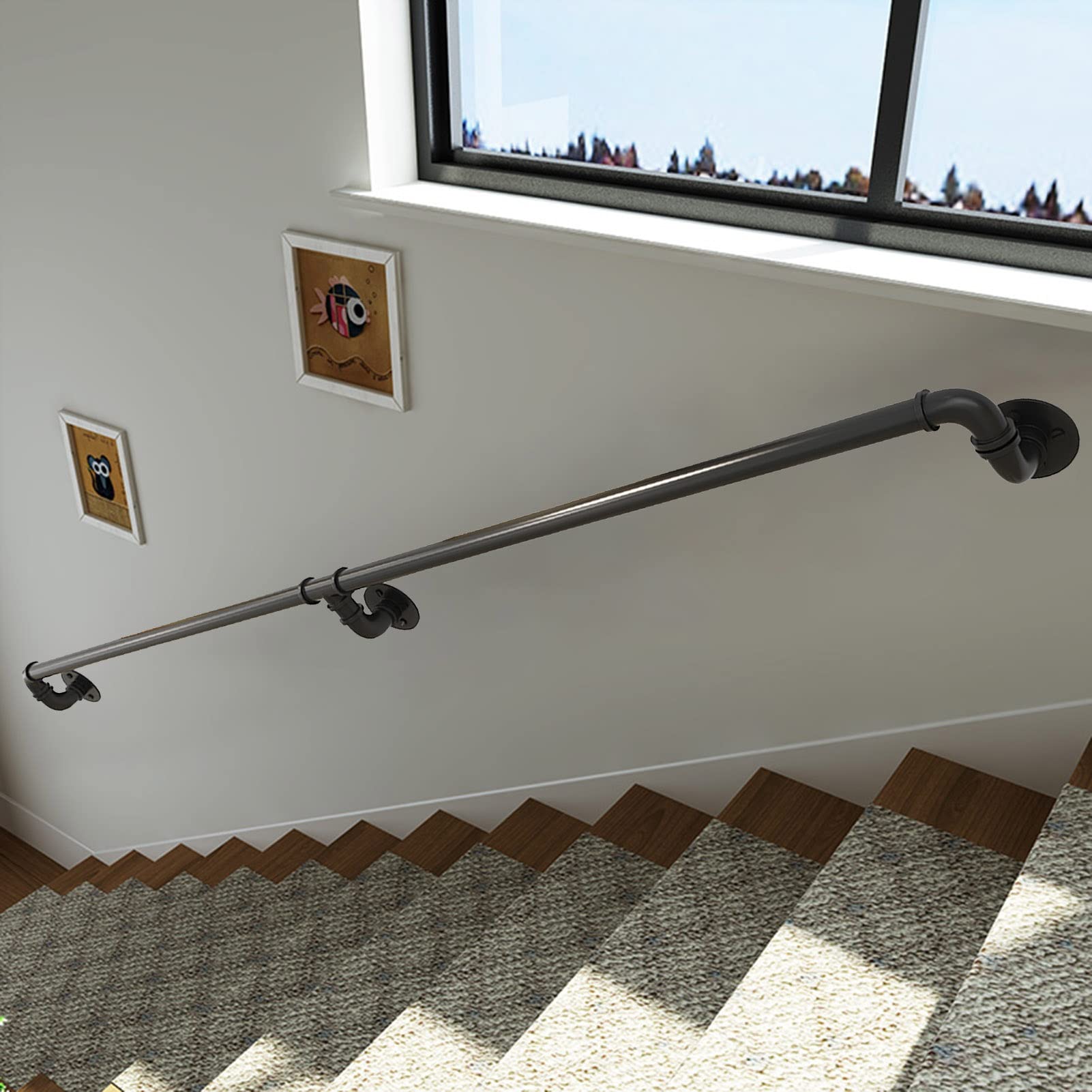 Pasamanos de seguridad para evitar caídas en escaleras barra de apoyo de pared MObyat