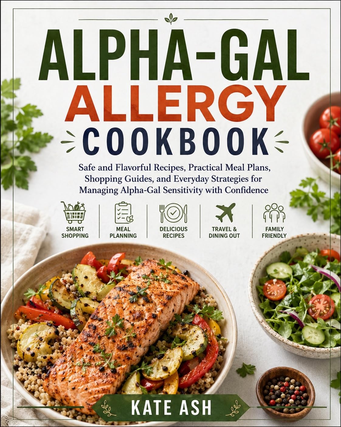 Alpha-Gal Allergy Cookbook: Safe and Flavorful Recipes, Practical Meal Plans, Shopping Guides, and Everyday Strategies for Managing Alpha-Gal Sensitivity with Confidence