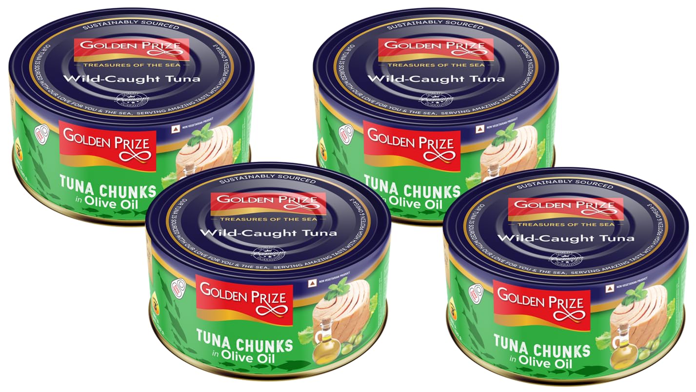 Tuna Chunks in Olive Oil, 185g(Pack of 4)