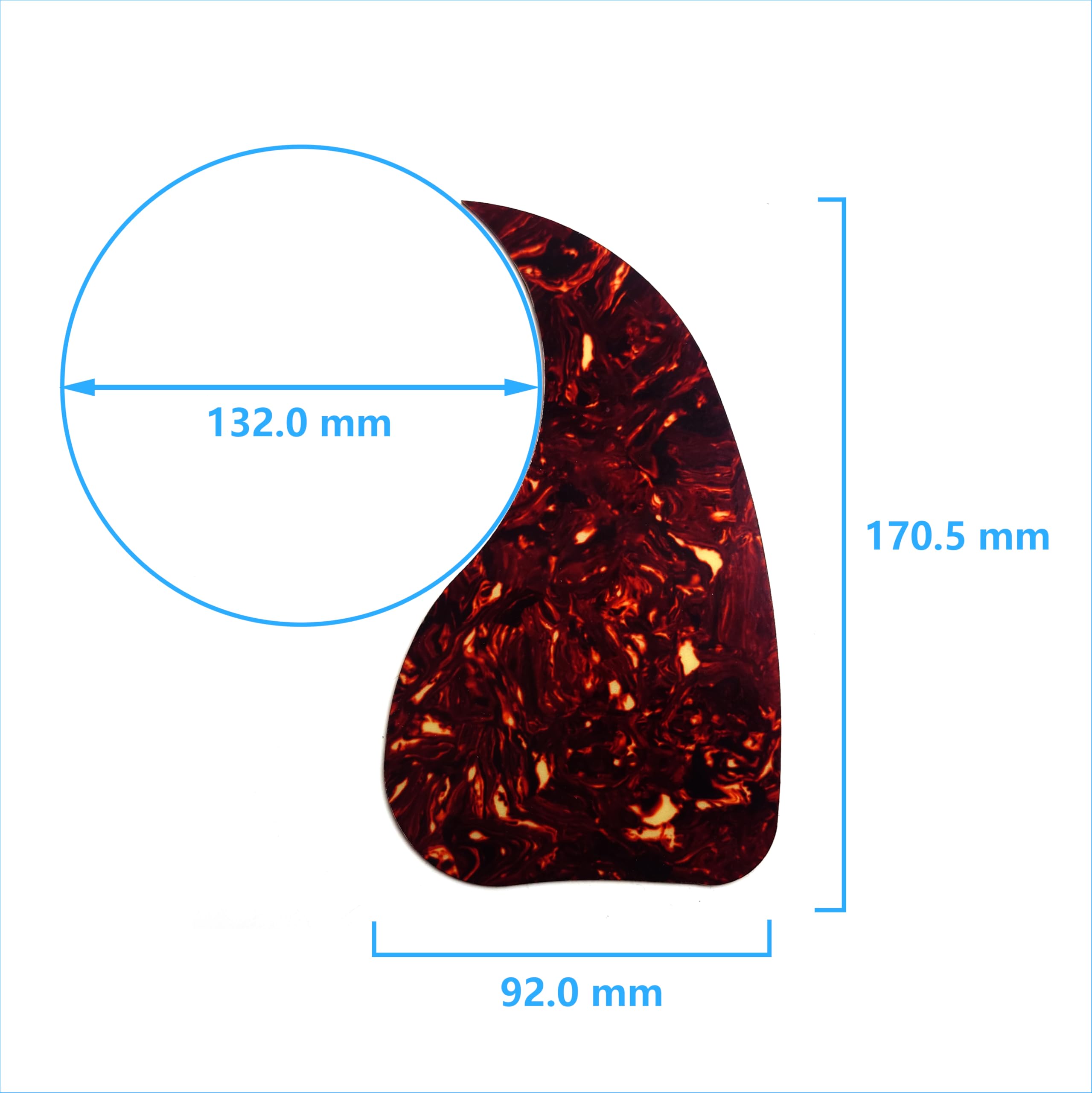 J45 Pickgaurd Acoustic Guitar Pickguard for J45 Acoustic Guitar Teardrop Shape Pickguard Guitar Replacement Parts
